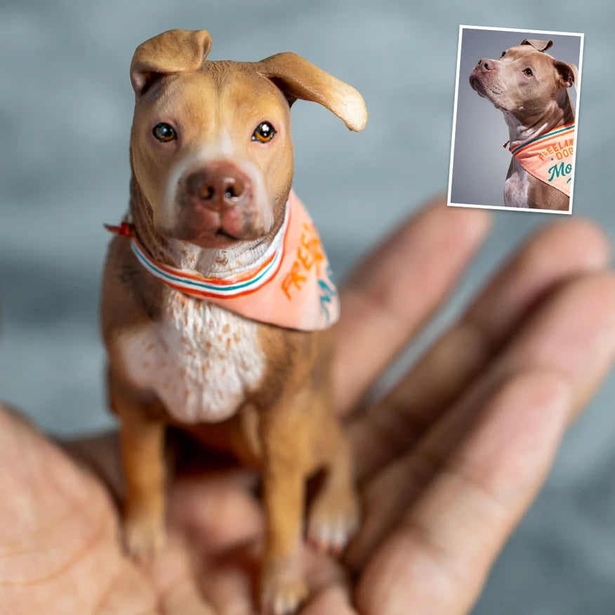 Eternize Seu Amor™ - Miniatura 3D Personalizada do Seu Pet 15 cm | 3 Unidades (20% DE DESCONTO)