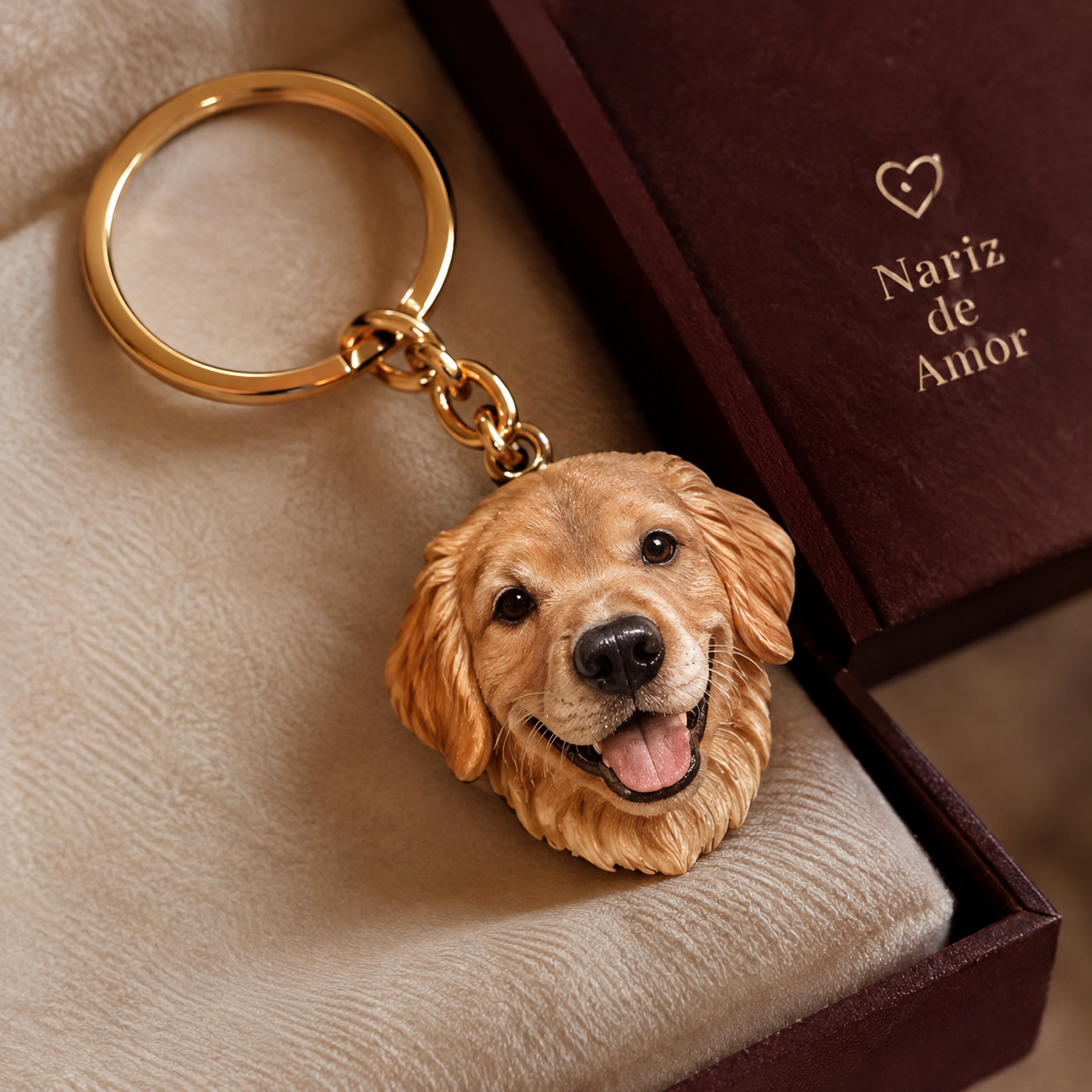 Chaveiro Sempre Comigo — Personalizado com o Seu Pet
