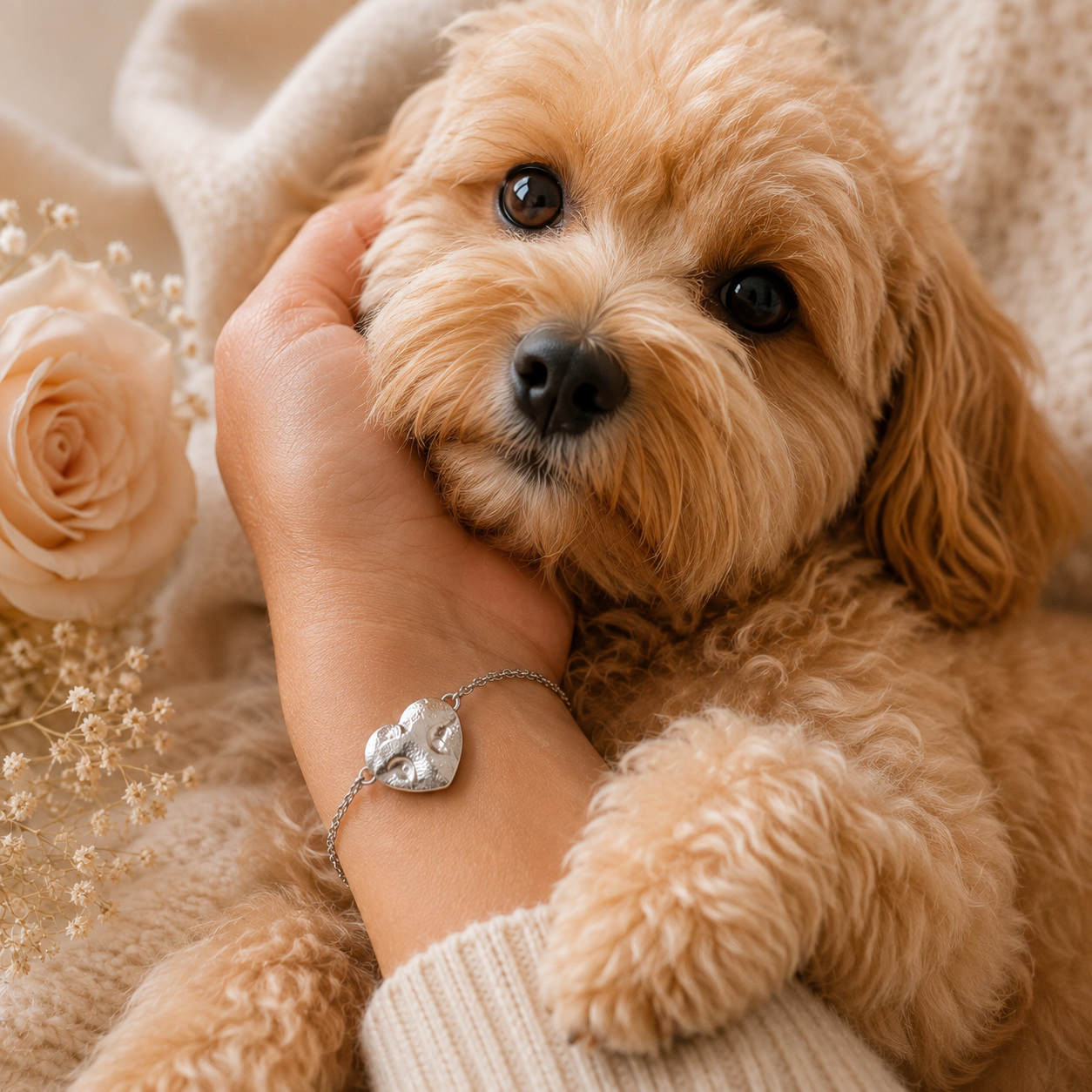 Pulseira Focinho Único™ — O Focinho do Seu Pet Sempre com Você